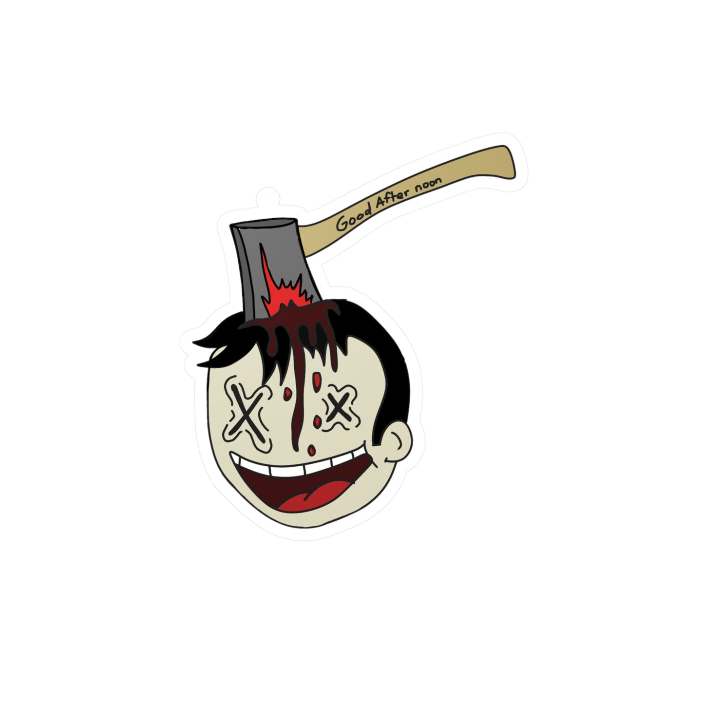 StickGores: Axe head boy sticker