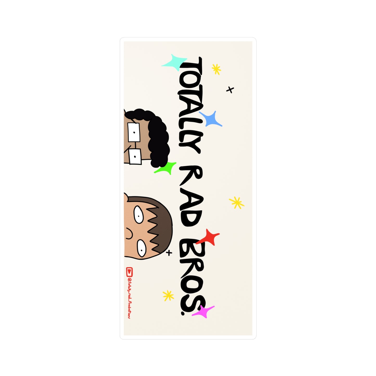 Total Rad Bros. Logo Sticker