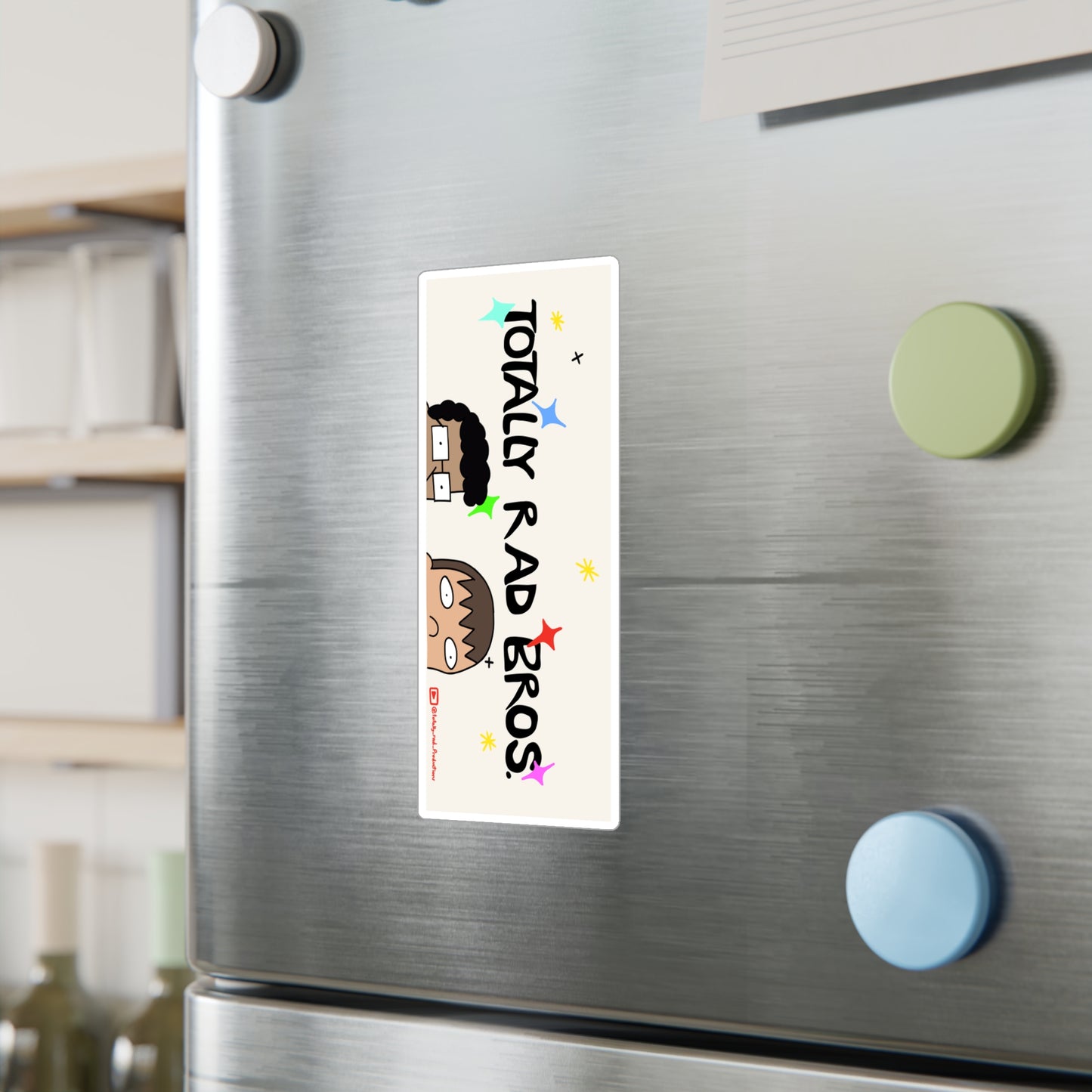 Total Rad Bros. Logo Sticker