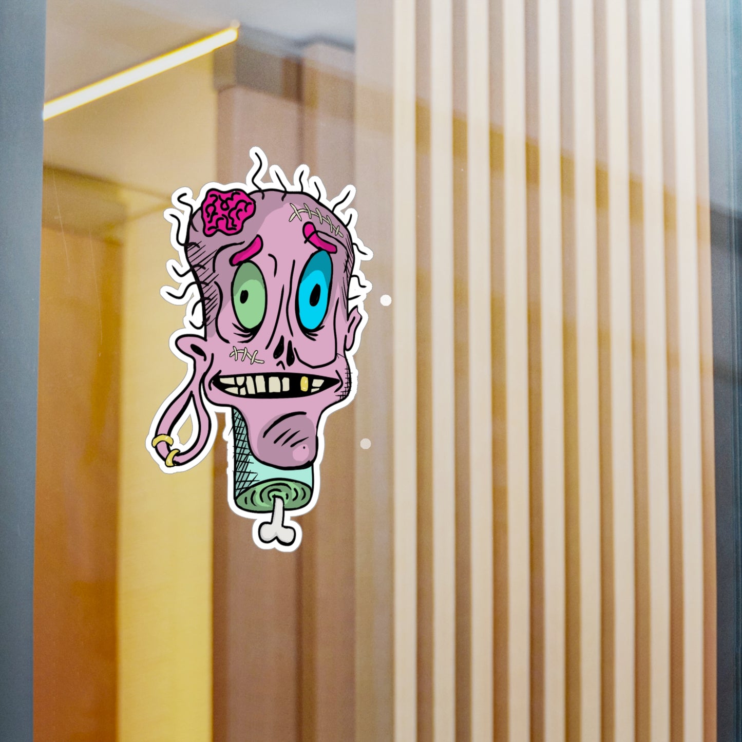 StickGores: Zombie head Sticker