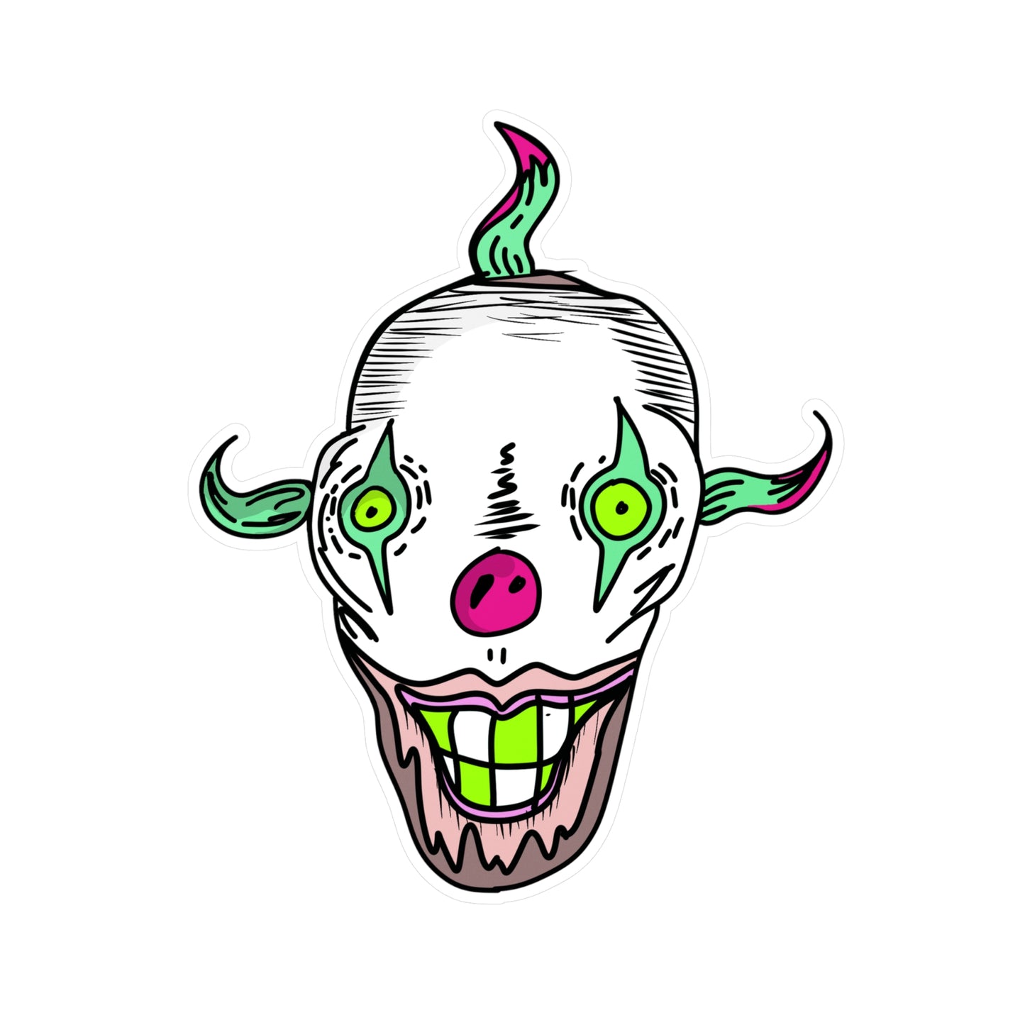 StickGores: Killer Clown Sticker