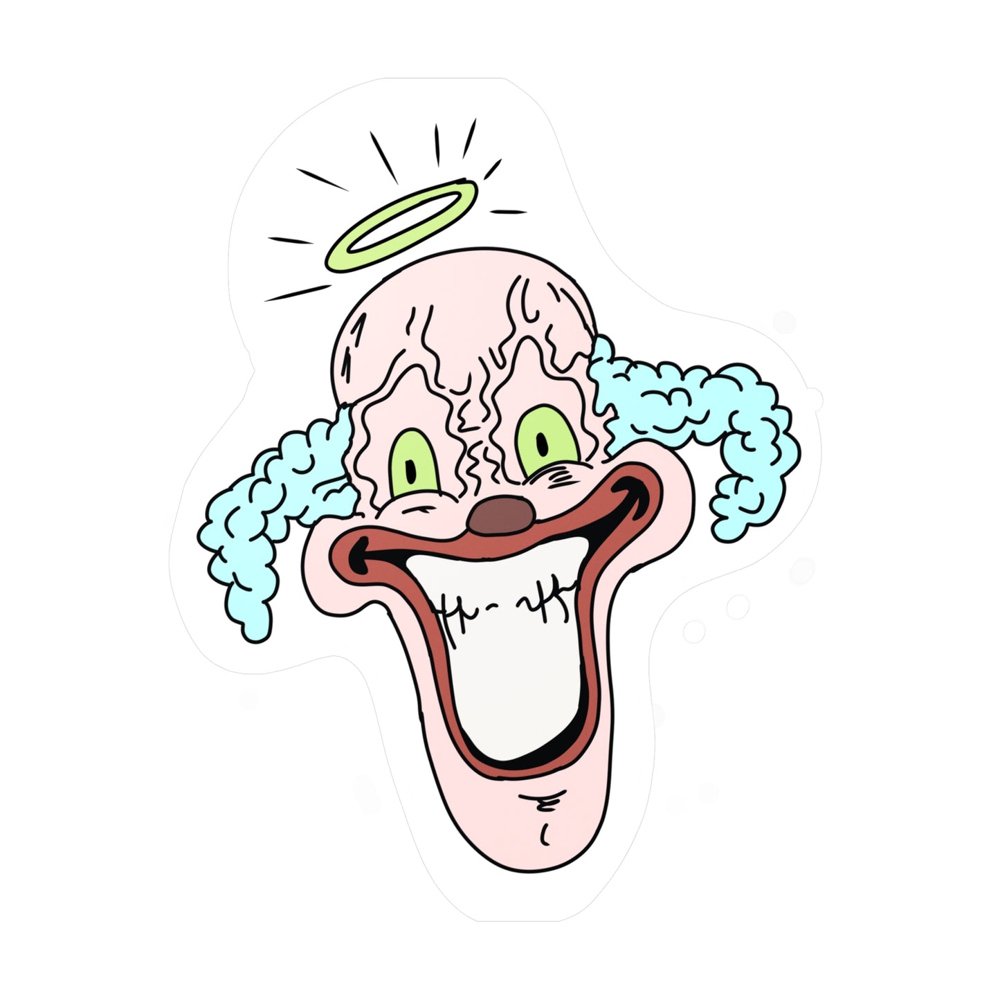 StickGores: Angel Clown Sticker