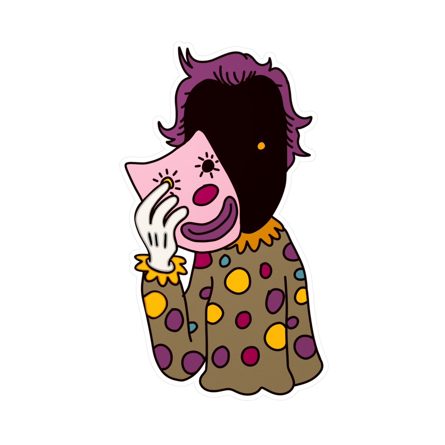 StickGore: Dark Void Clown Sticker