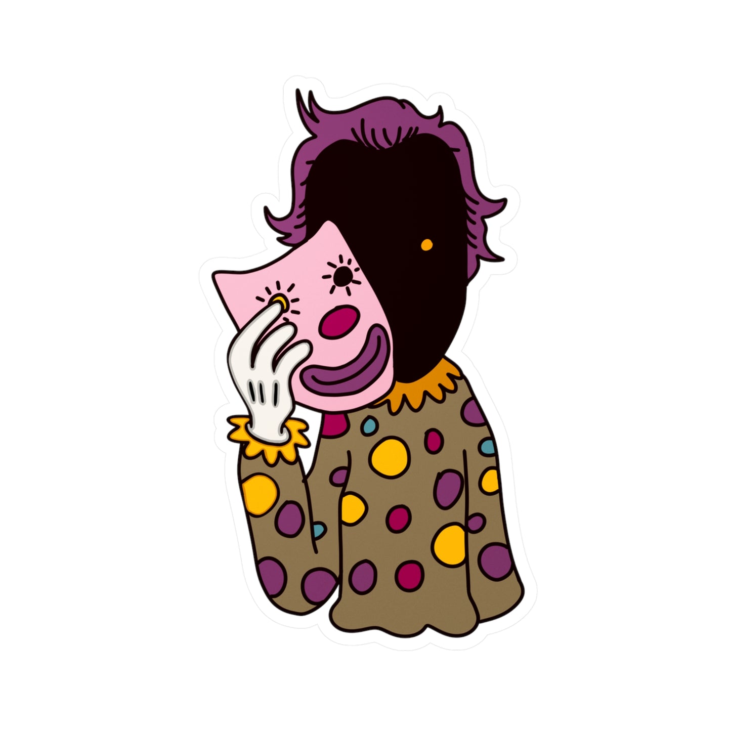 StickGore: Dark Void Clown Sticker